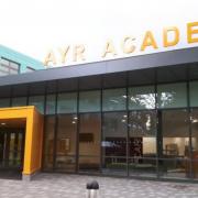 Ayr Academy was the focus of a viral social media clip