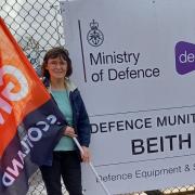 MP Patricia Gibson backs the striking workers