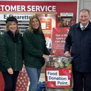 At the Tesco foodbank initiative in South Ayrshire