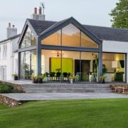 The Drumbain proeprty was listed for £2.3 million and features 'spellbinding' views of the Ayrshire coast.