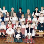 The winners of Coylton Primary’s Scots’ verse competition picked up their prizes in January 2004.