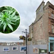 A £167,000 cannabis farm was discovered at 50 High Street, Ayr - with Elion Kullag inside the premises