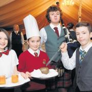 The Coylton Primary Burns Supper in 2014
