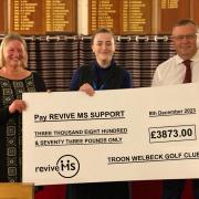 Members of the Troon Welbeck Golf Club raised an incredible amount for Revive MS