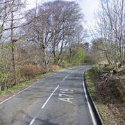 The manoeuvre happened on the A719 south of the Culzean Castle entrance