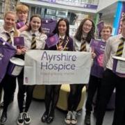 The pupils are supporting the Ayrshire Hospice
