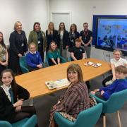 Gillian Hamilton visited three schools in the region