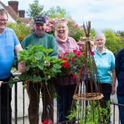 The event includes a lunch, followed by a hanging basket demonstration by Sheena Johnstone, Hansel's grounds maintenance supervisor