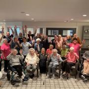 Residents and staff celebrated the award