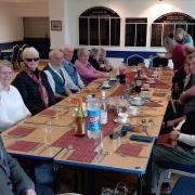 A recent meeting of the visually impaired group