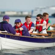 The boat-building project was set up to forge links between young people and the older generation in Ayrshire.