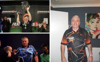 Robert Thornton (top left), Andy Boulton (bottom left), and Jim McEwan (right) all missed out on earning a PDC tour card
