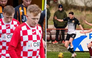 Craigmark Burntonians pulled off the surprise result of the day in the West of Scotland Cup on Saturday - while Beith Juniors avoided a banana skin by beating Maybole 2-0