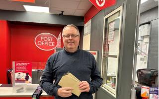 Stephen Cooper runs the Post Office on Main Street in Prestwick