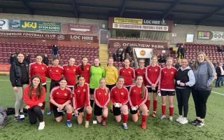 Four girls from South Ayrshire academies were part of the under 18 Ayrshire school select side which reached the national trophy final.